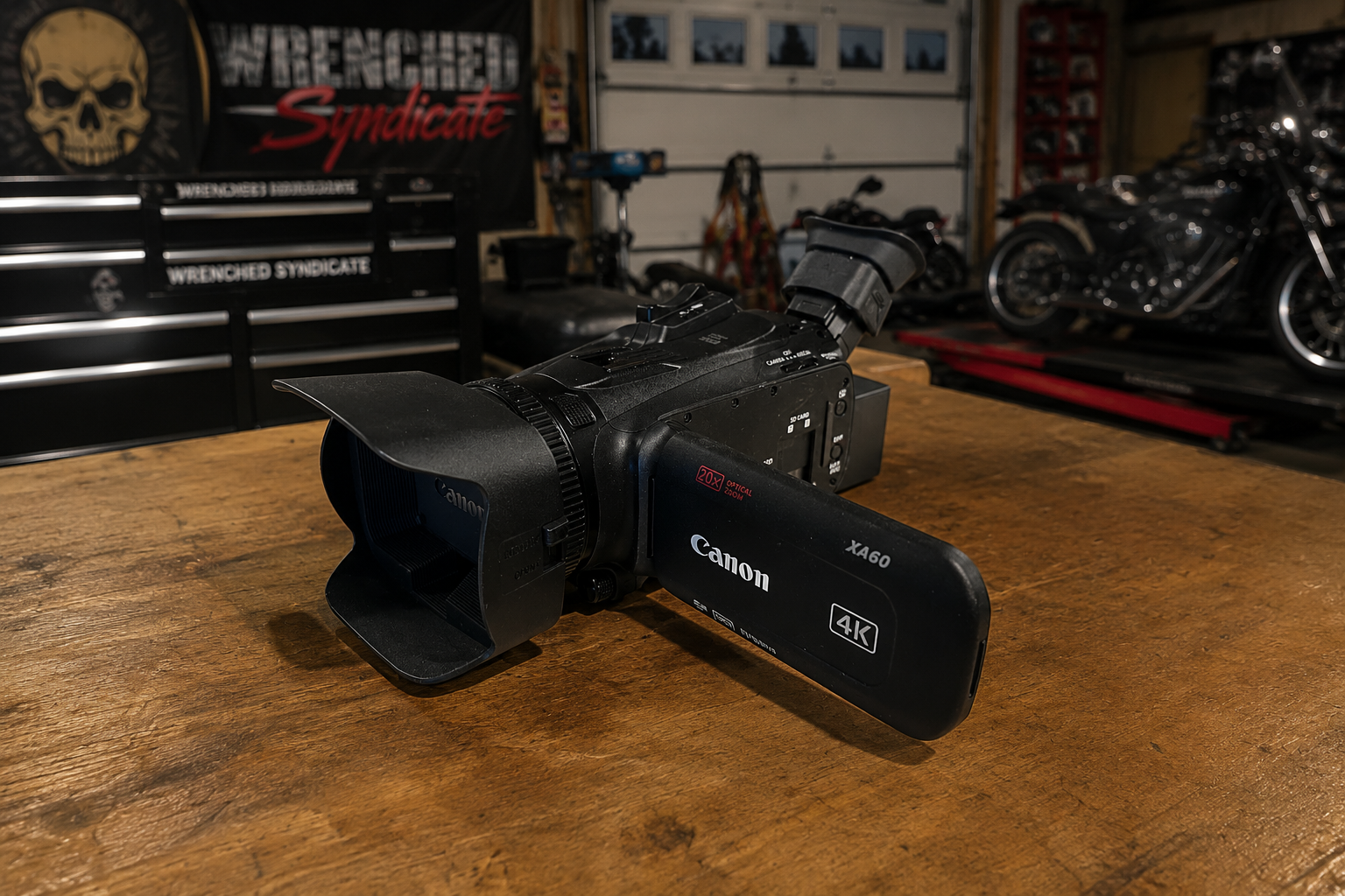 Wrenched Syndicate Canon XA60 Professional UHD 4K Camcorder
